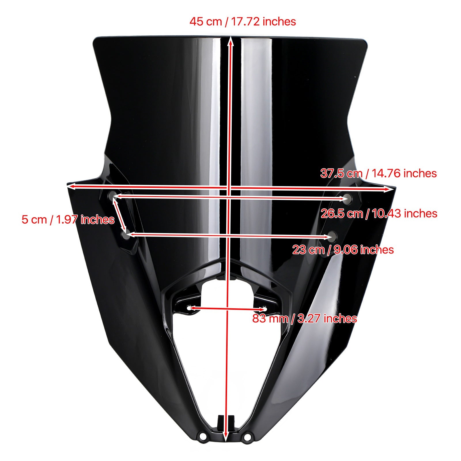 Protector de parabrisas para Kawasaki NINJA 650 ER6F 2020-2022