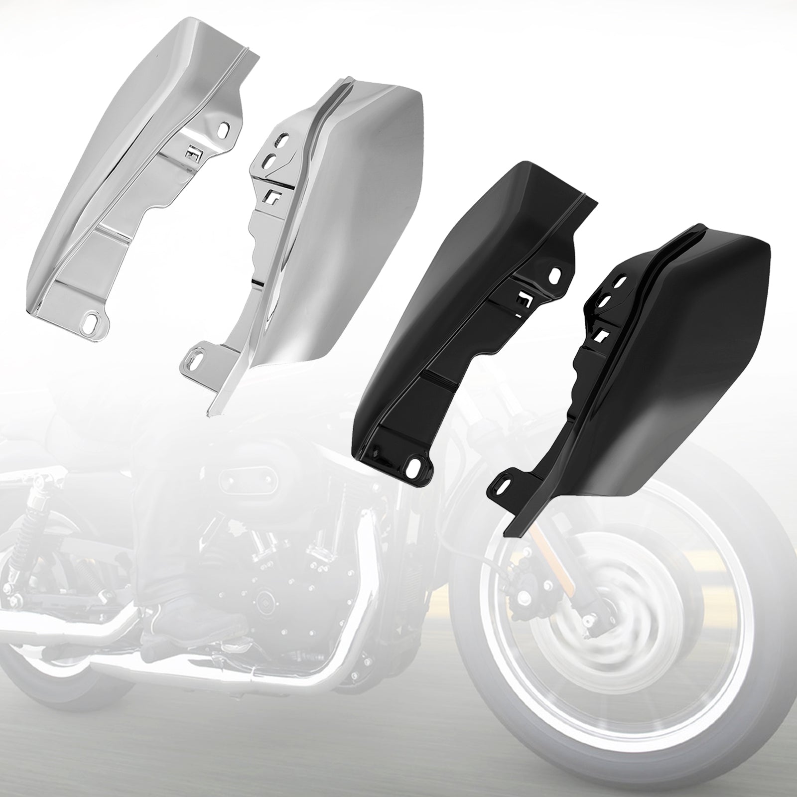 Street Glide Road King Road Glide 2017-2020 Deflector de calor de aire de marco medio