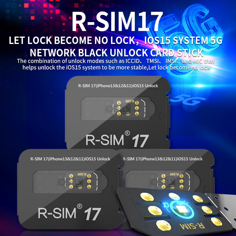 R-SIM19 بطاقة SIM جديدة QPE مستقرة مفتوحة لهاتف iPhone 15 Plus 14 13 Pro Max 12 IOS17