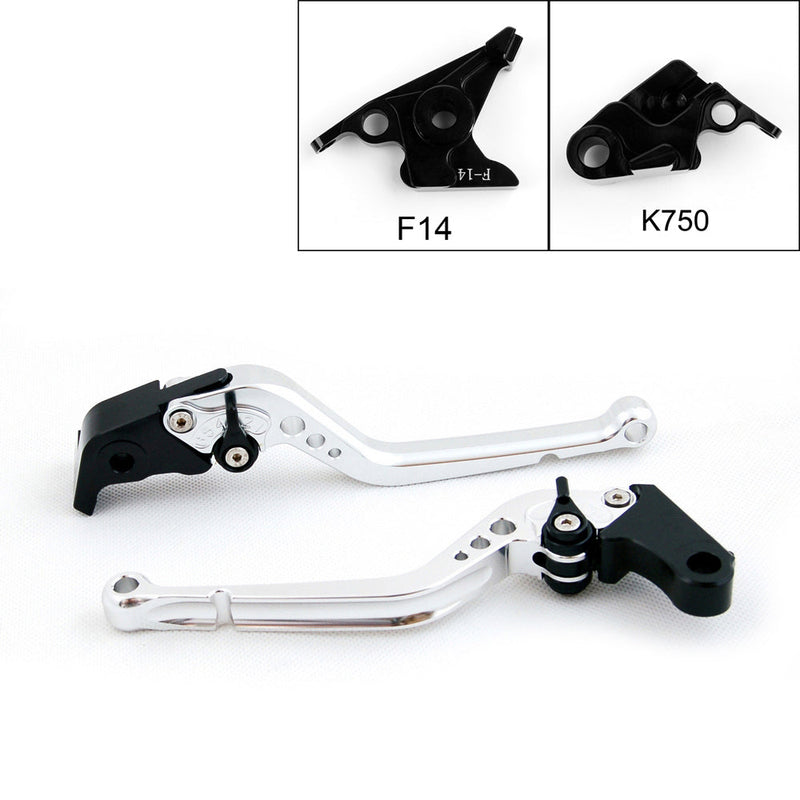 Brake Clutch Levers For Kawasaki ZX-6/ZZR600 ZX9R ZXR400 ZZR Z750S ER-5 ZR Black Generic