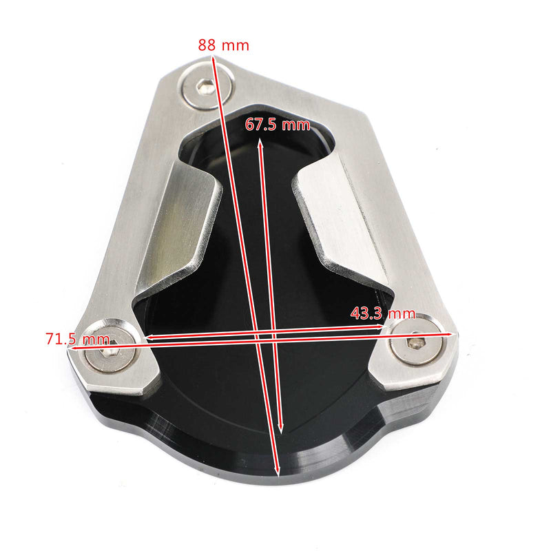 Almohadilla de placa de soporte lateral para TRIUMPH Scrambler 1200XC 1200XE 2019-2020