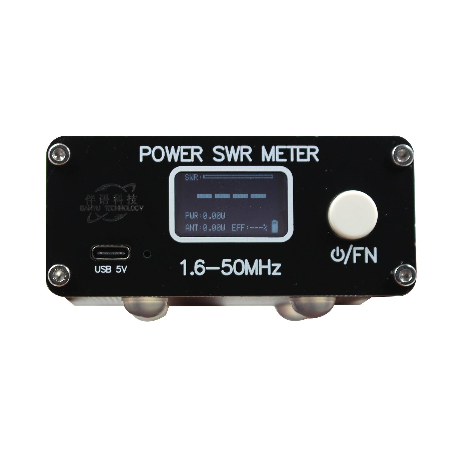 QRP 150W 1.6-50MHz SWR HF Shortwave Standing Wave Meter SWR/Power Meter FM/AM/CW