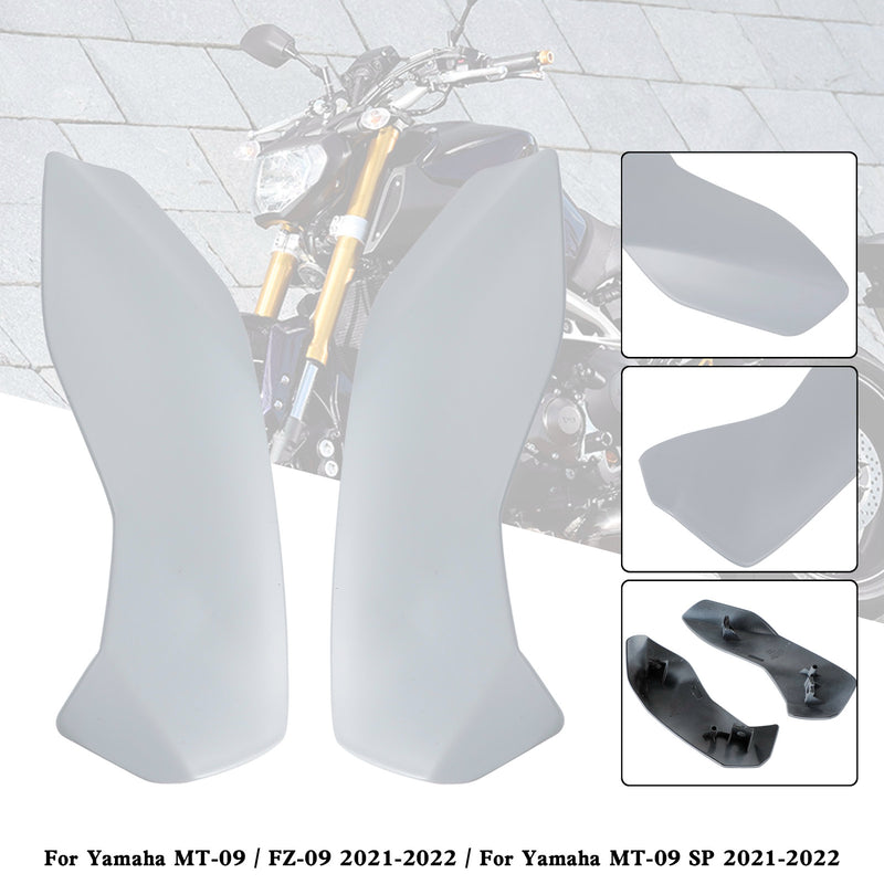 Panel lateral de carenado de faro para Yamaha MT-09 FZ09 MT-09 SP 2021-2022