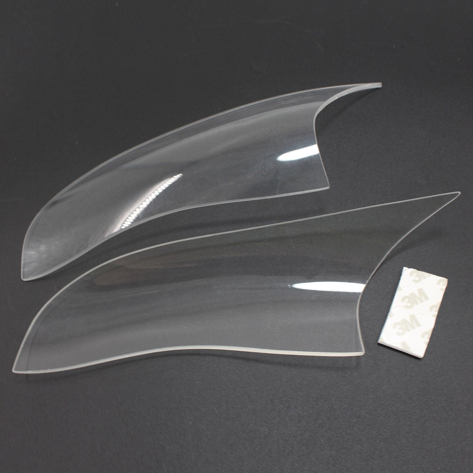 Front Headlight Lens Protection Cover Fit For Kawasaki Zx-10R Zx 10R 16-18 Smoke Generic