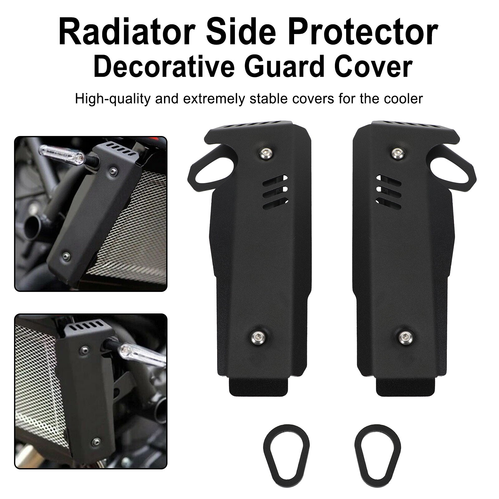 Radiator Side Protector Guard Cover For Yamaha MT-07 FZ-07 2021-2022 Generic