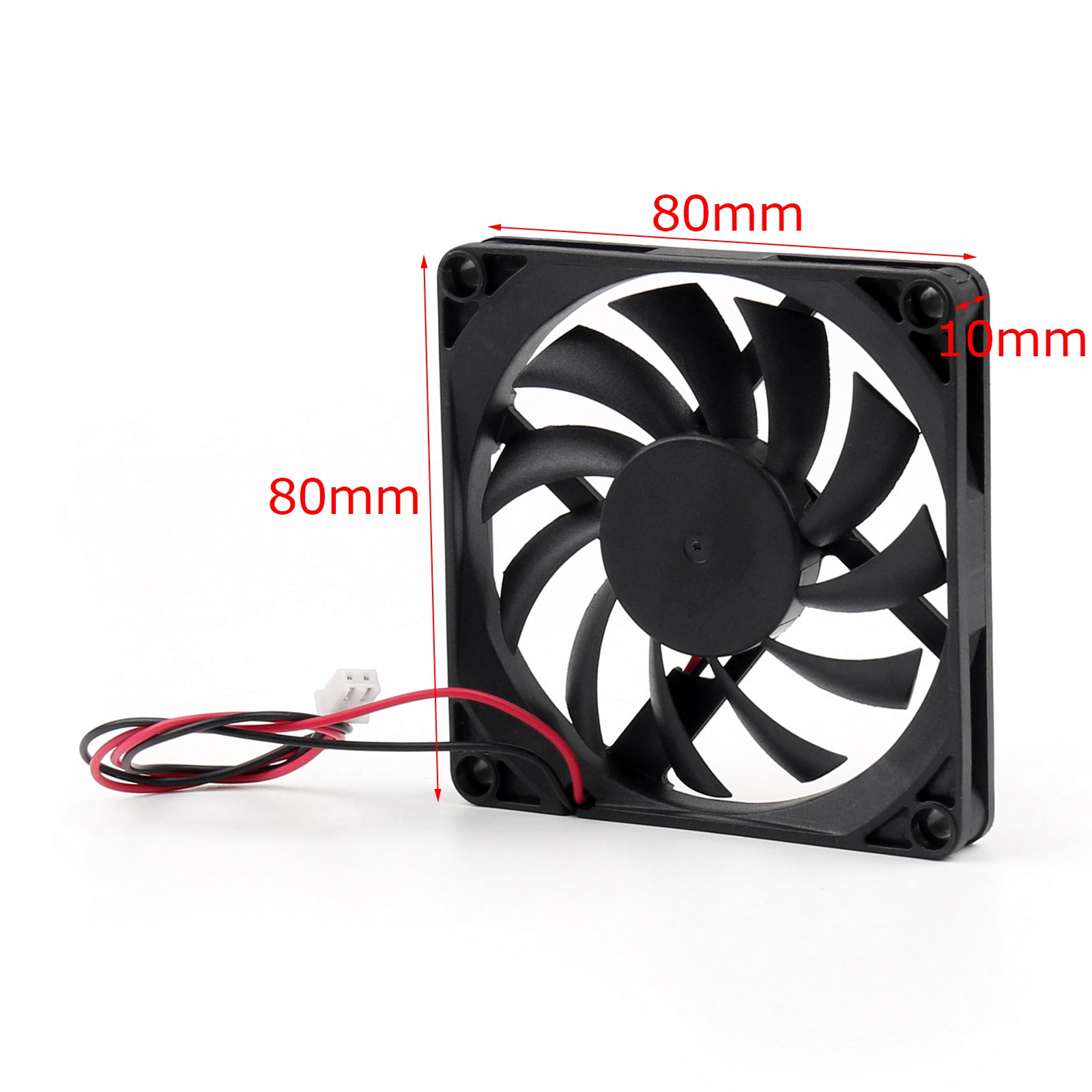 4Pcs DC Brushless Cooling Fan 24V 0.15A 8010S 80x80x10mm 2 Pin CUP Computer Fan