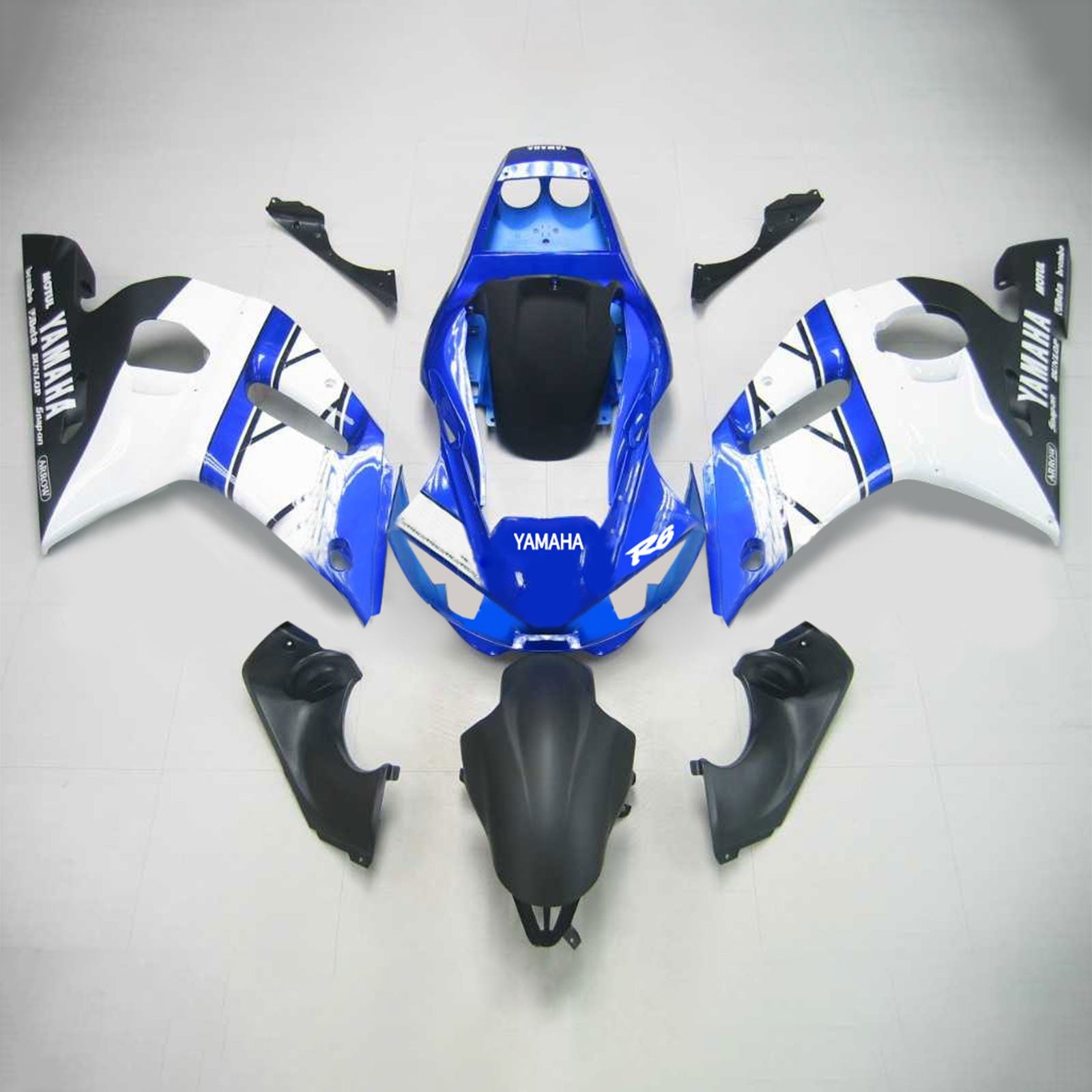 Kit Carenado Para Yamaha YZF 600 R6 1998-2002 Generico