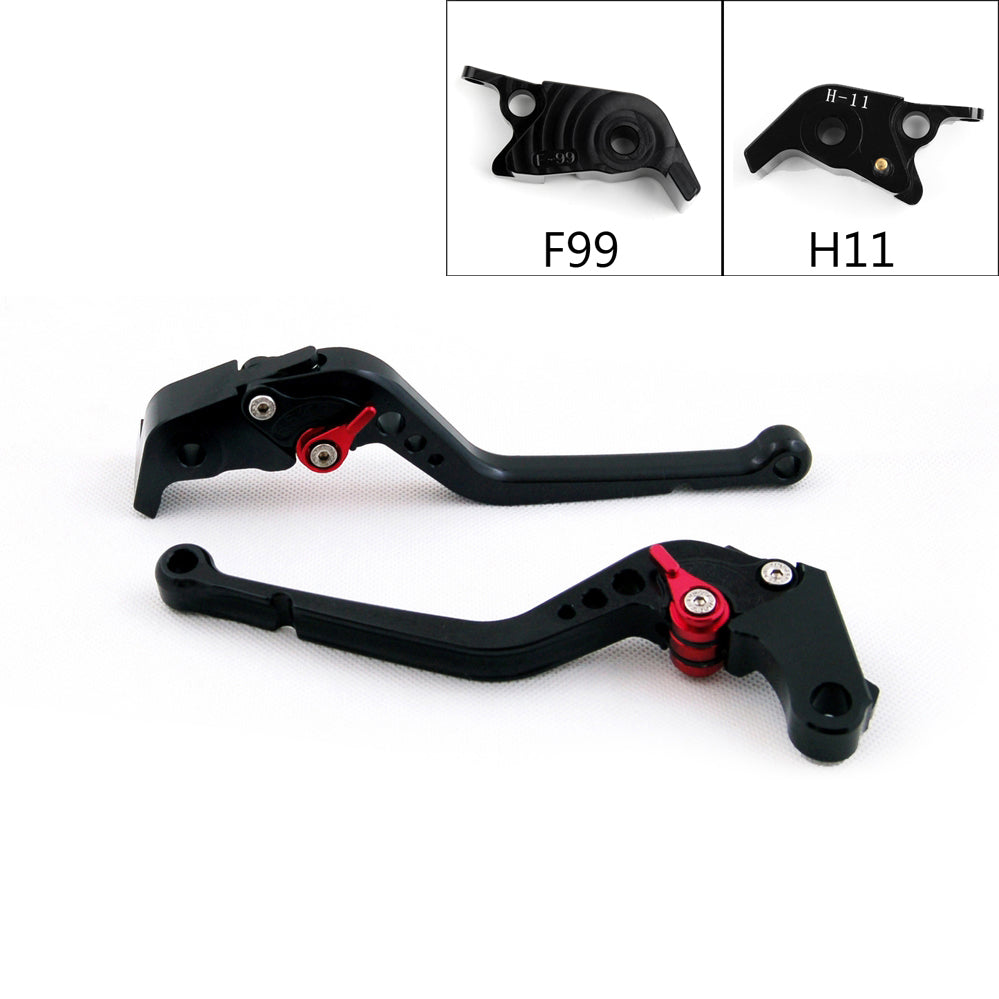 Long Brake Clutch Levers For Ducati 1299/1199/959/899 Panigale Xdiavel 749 Black Generic