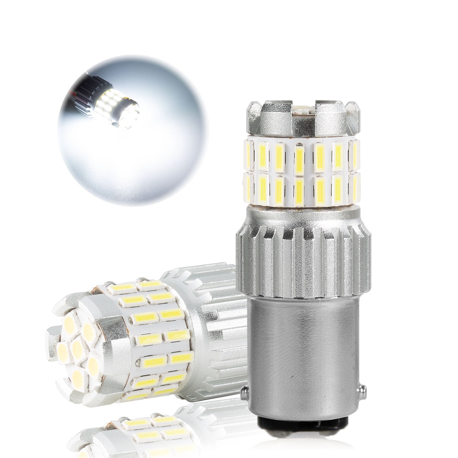 2x 1200LM Canbus LED Bulb LED Daytime Running Light Lamp White Generic