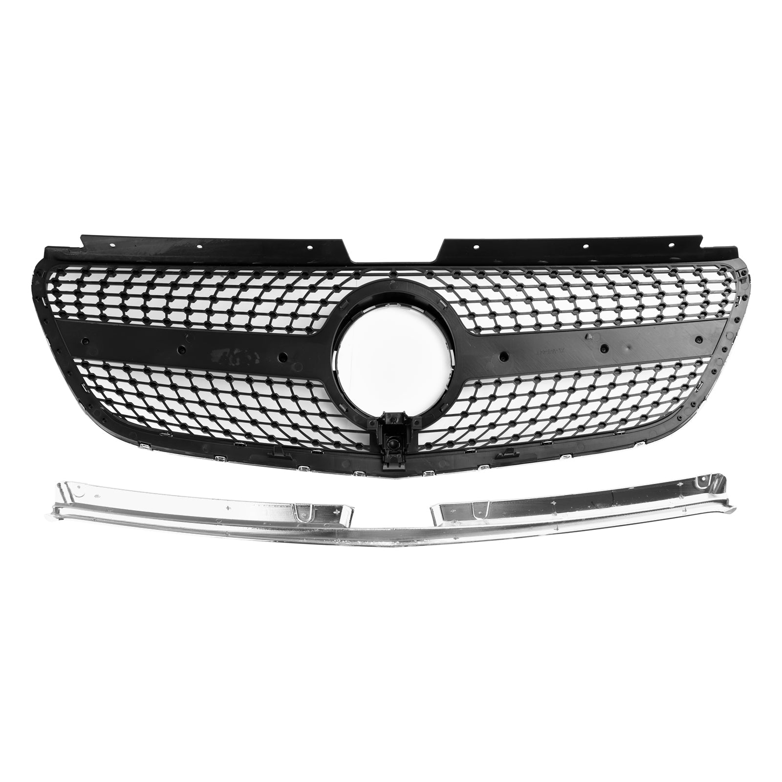 Mercedes Vito W447 2015-2019 GT Stlye Diamond Front Bumper Grill Grille