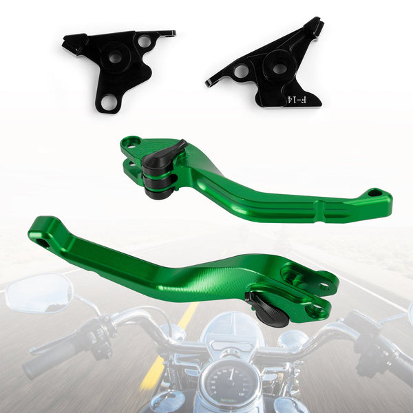 Palanca de freno de embrague corto CNC Kawasaki ZRX1100 ZZR1200 ZX7R ZG1000