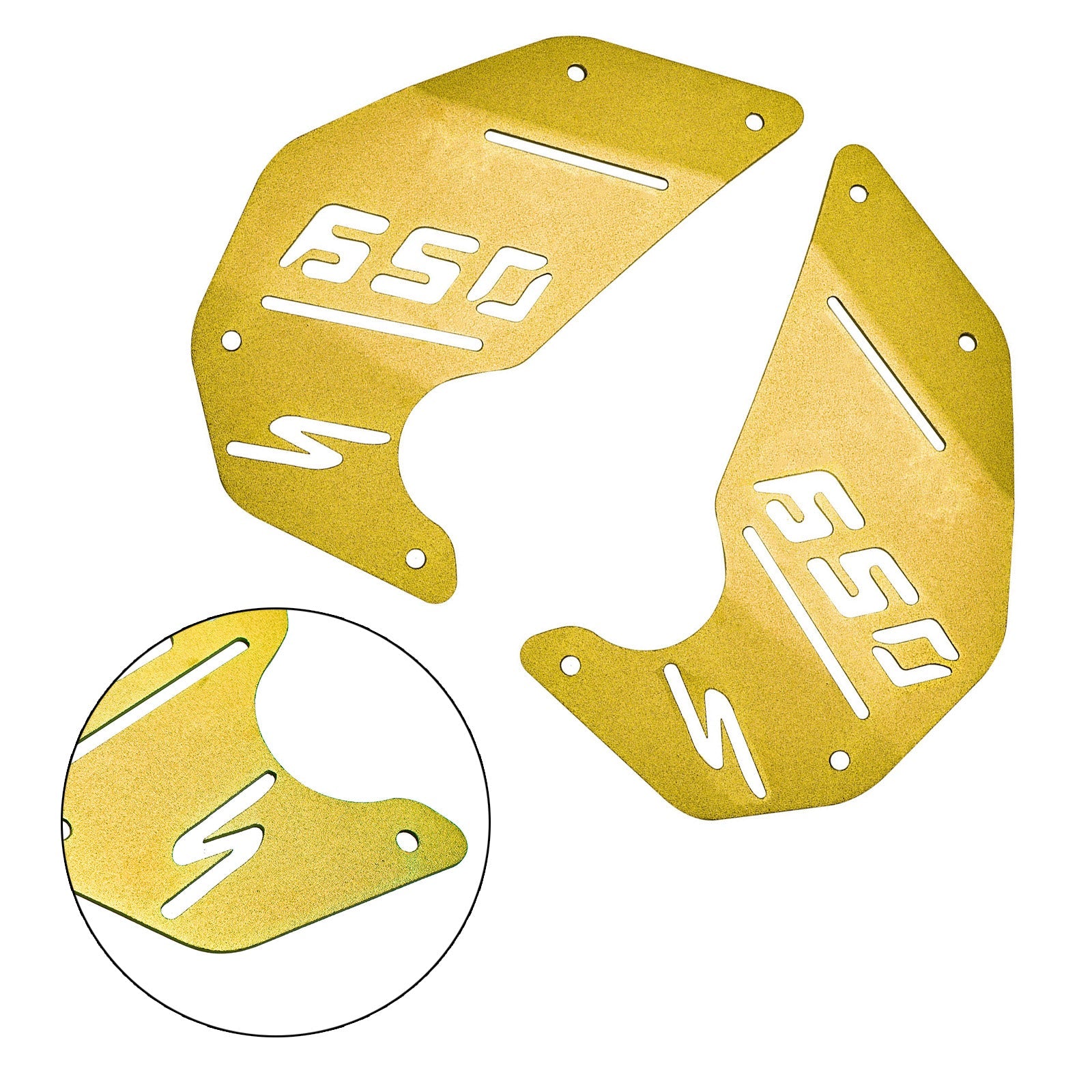 Engine Cover Plate Side Panel Gold For Kawasaki Vulcan S En650 Vn650 2015-2022 Cafe