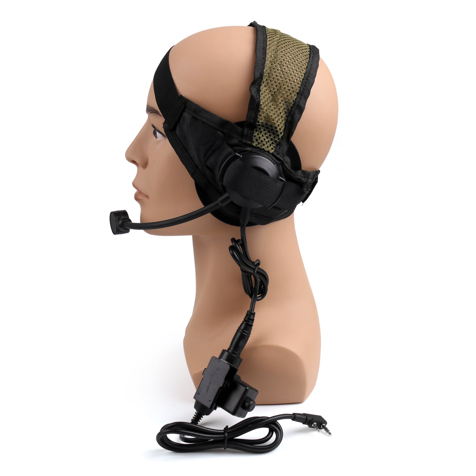 HD-02 Z-Tactical Bowman Elite II Headset U94 PTT For Kenwood BaoFeng Radio