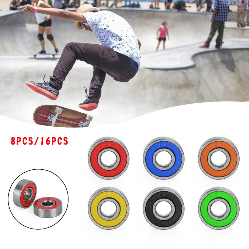 لوح التزلج Longboard محامل الكرسي المتحرك Percision 608RS ABEC9 تحمل 8x22x7mm