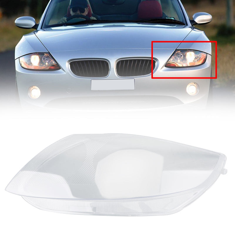 BMW Z4 E85 2003-2008 Cubierta de faro Lente de faro izquierdo transparente