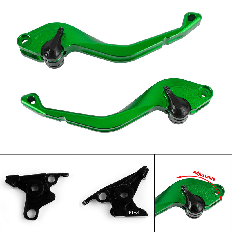 Palanca de freno de embrague corto CNC Kawasaki ZRX1100 ZZR1200 ZX7R ZG1000