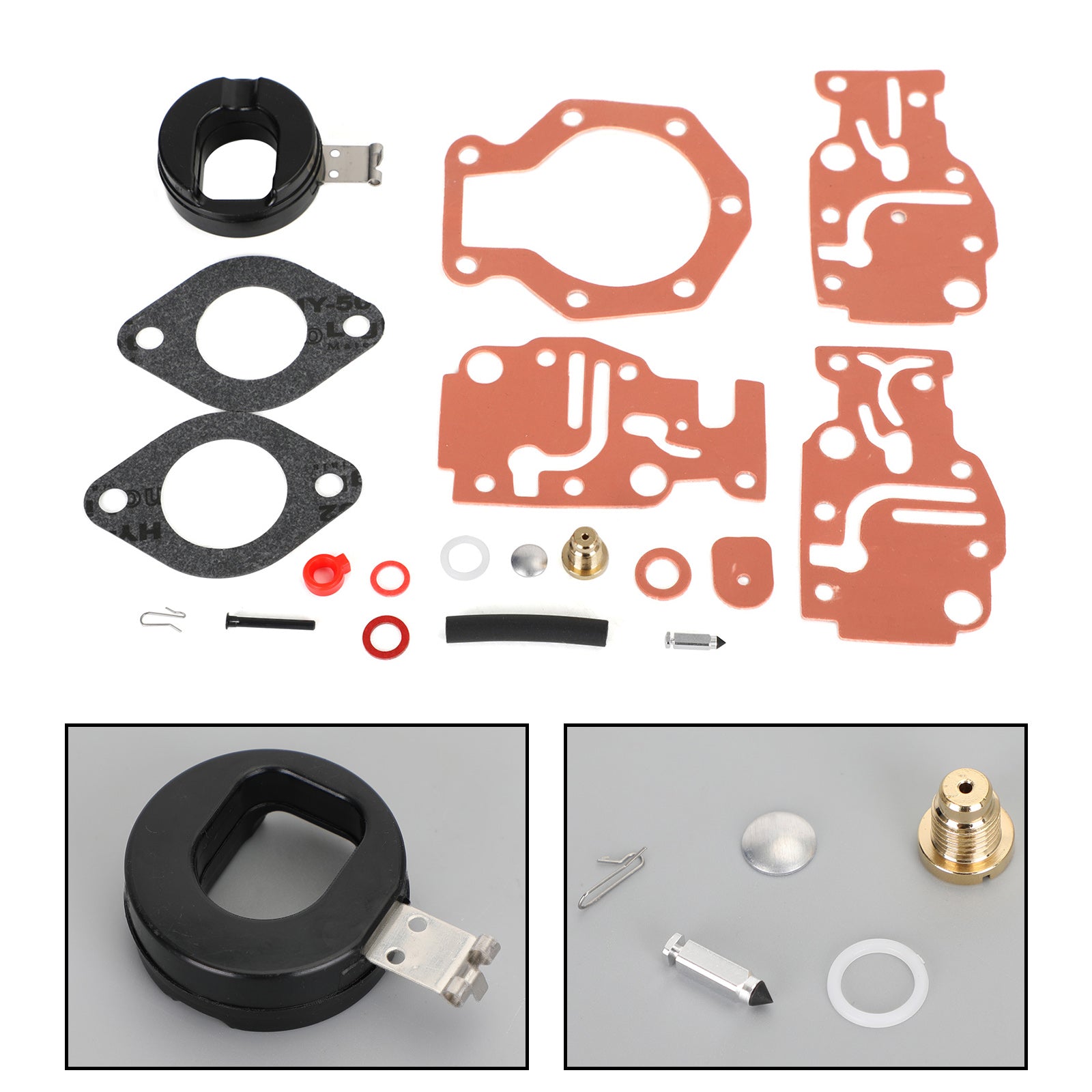 0439073 Carburetor Carb Rebuild Kit fit for Johnson/Evinrude 6 8 9.9 15 20 HP