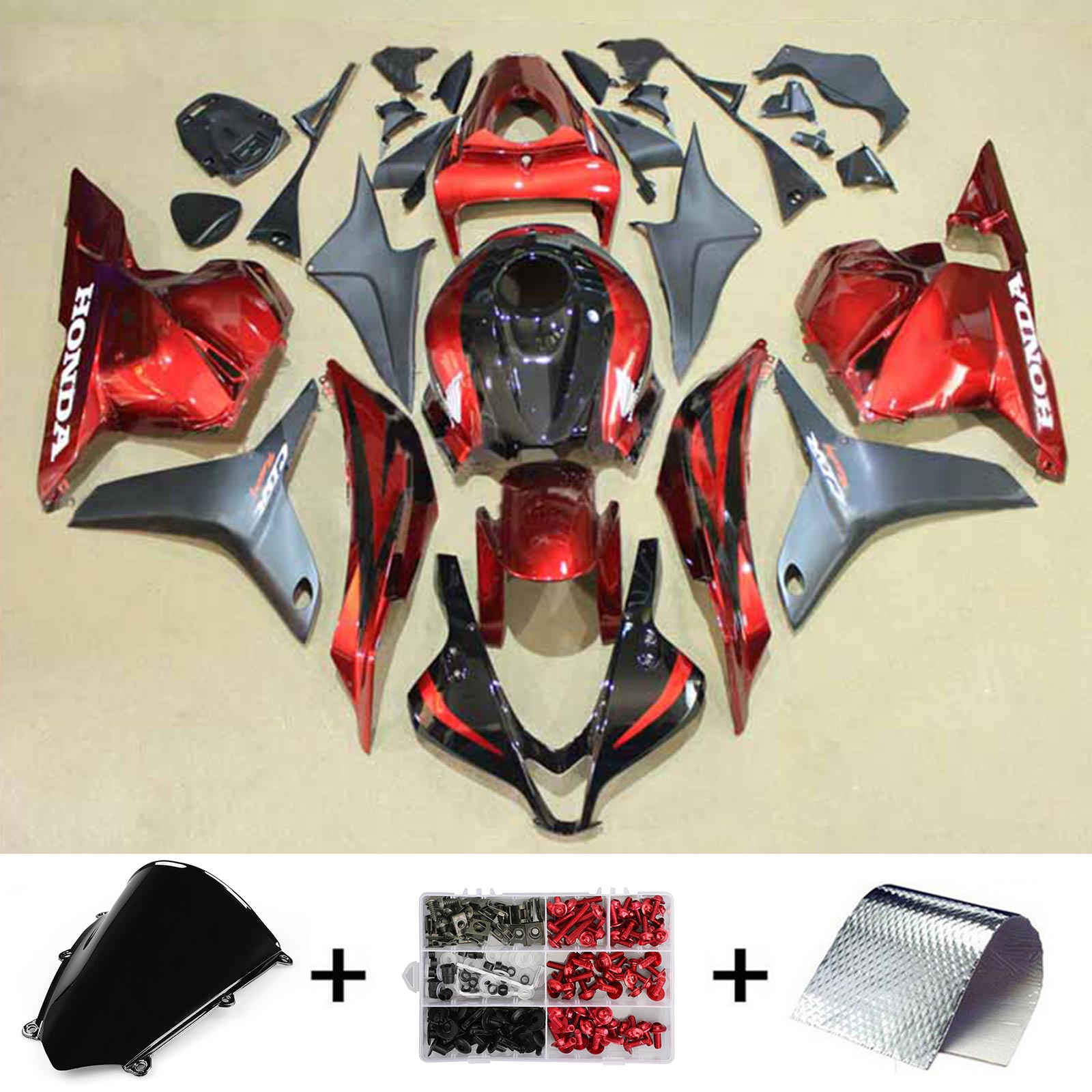 Honda CBR600RR 2009-2012 F5 Fairing Kit Bodywork Plastic ABS