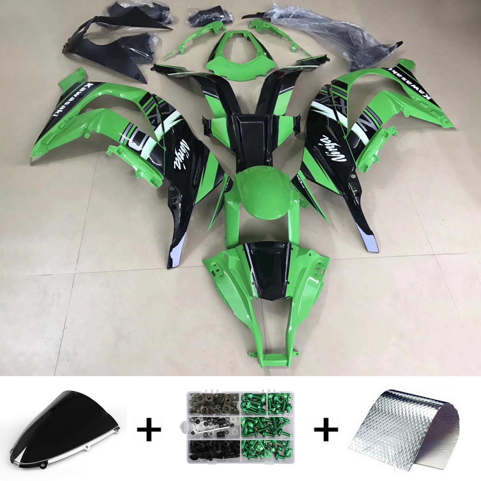 Kawasaki ZX10R 2006-2007 Fairing Kit Bodywork Plastic ABS