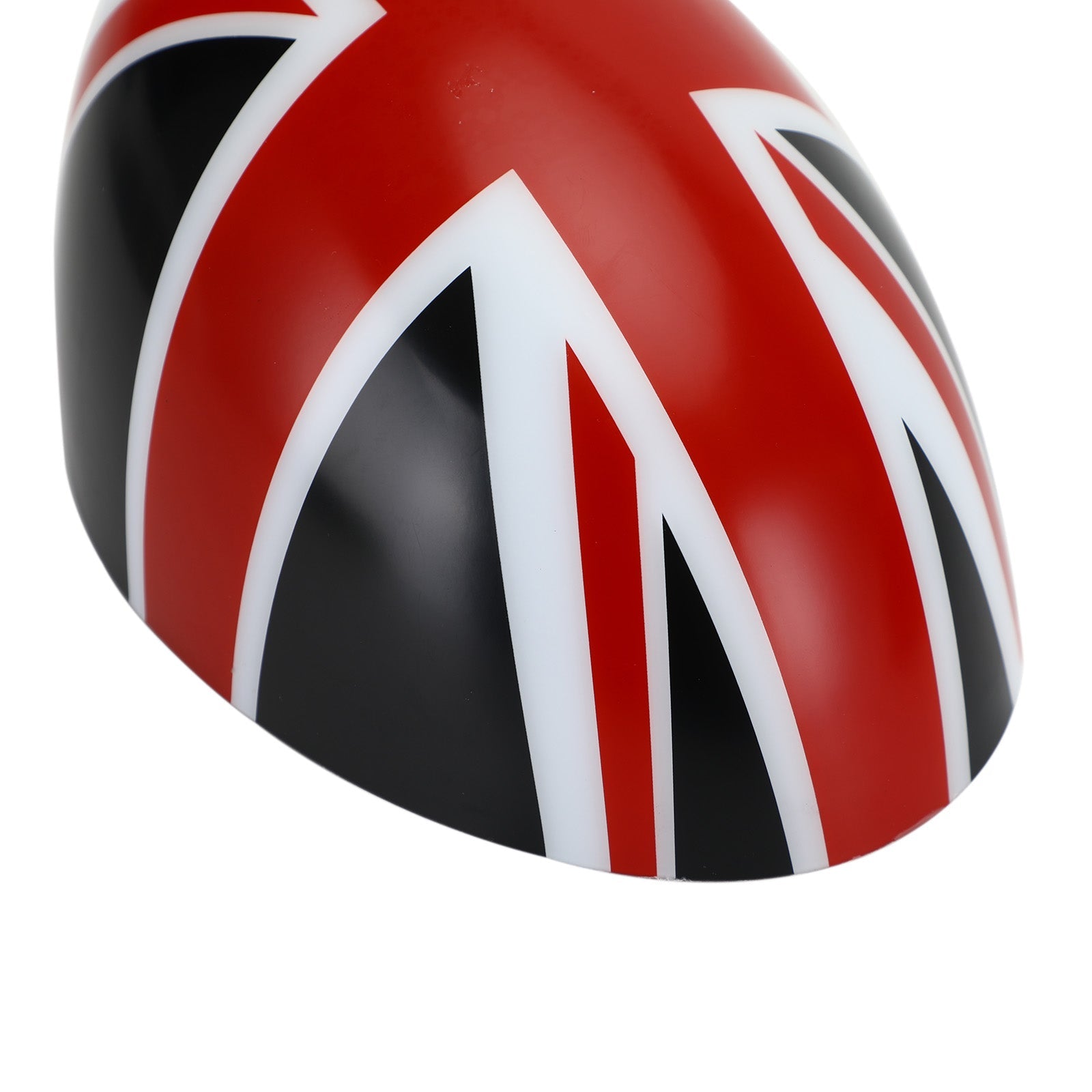 MINI Cooper R55 R56 R57 2 x  Union Jack UK Flag Mirror Covers Black/Red