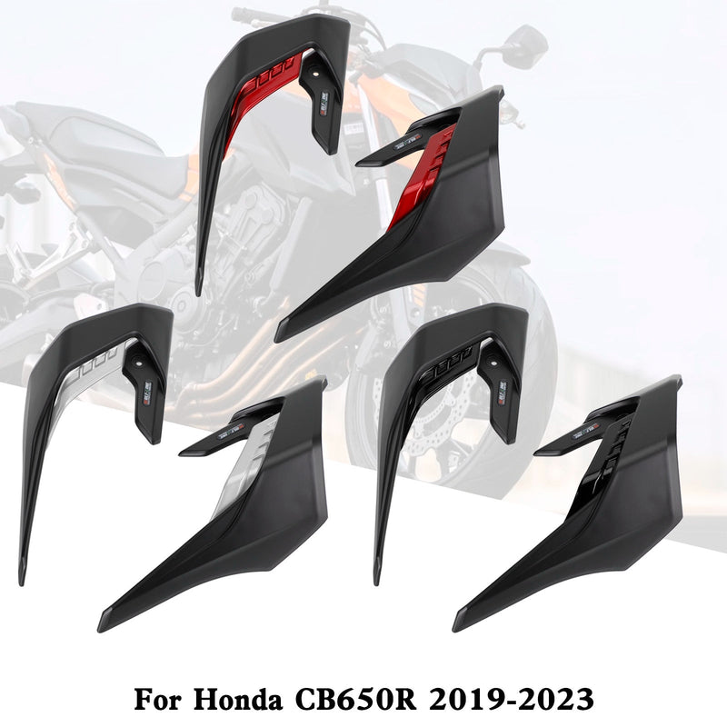 2019-2023 هوندا CB650R المفسدات الجانبية الهوائية منحرف الجناح هدية