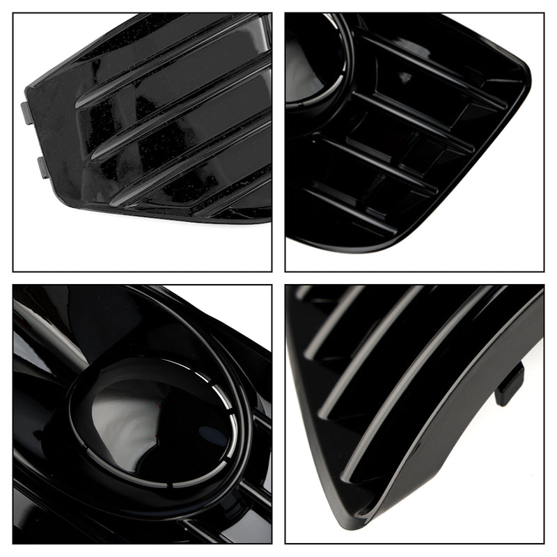 VW T5 T5.1 2010-2015 Fog Lamp Light Cover Insert S-line Grill Gloss Black
