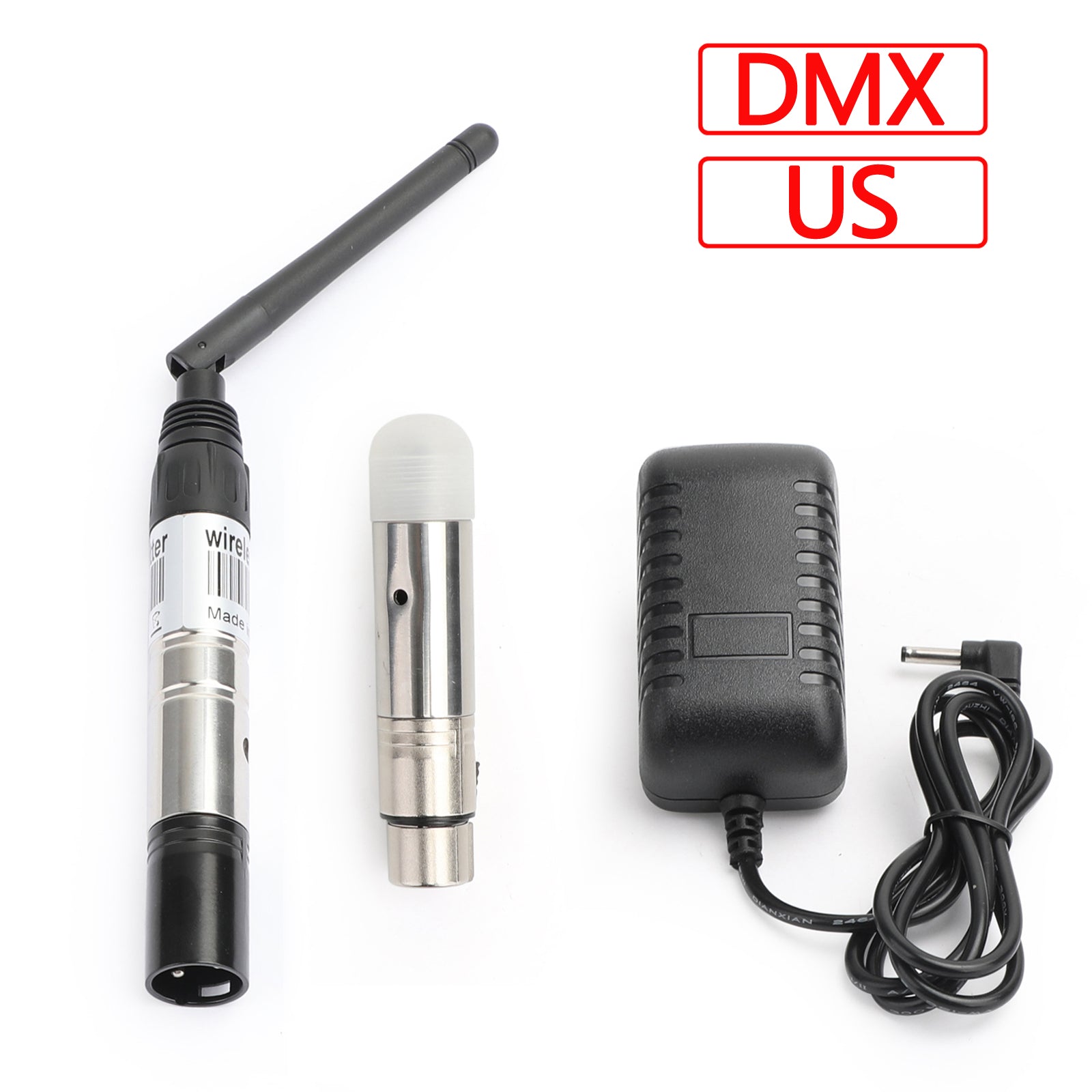 DMX512 Wireless Transmitter Receiver DMX Controller 2.4G Stage Lighting US