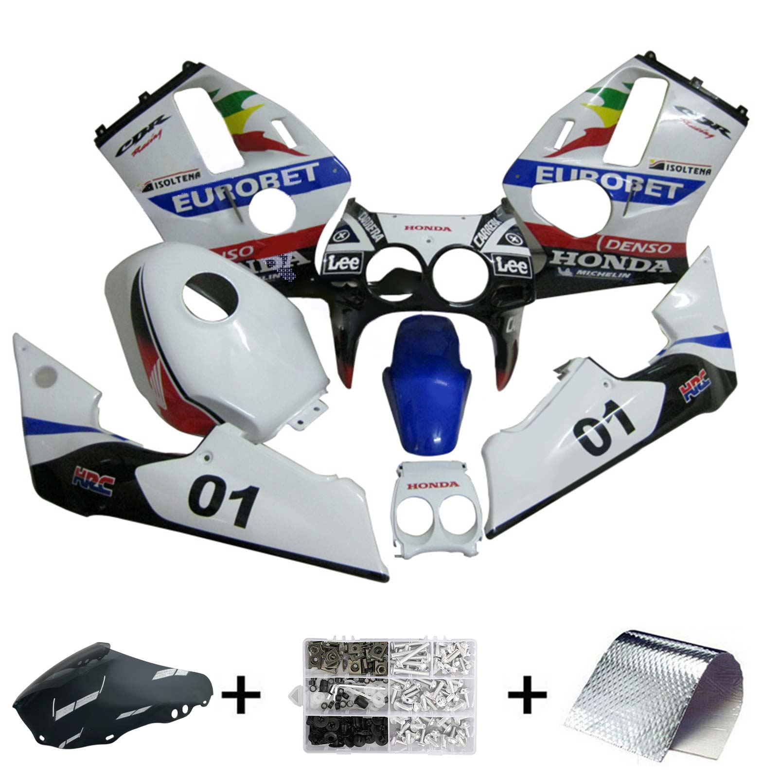 Honda CBR250RR MC19 1988-1989 Fairing Kit Bodywork