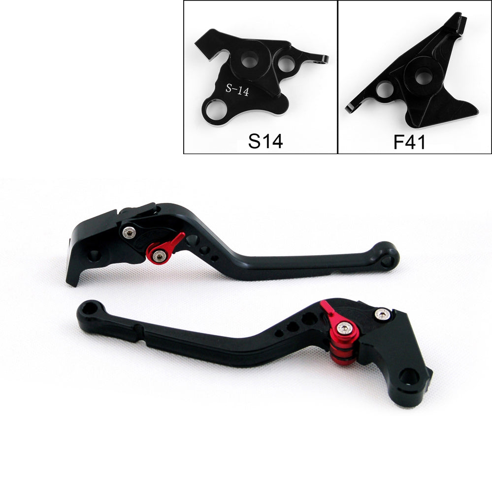 Palancas de embrague de freno largo para Suzuki HAYABUSA/GSXR1300 2008-2014 negro genérico 