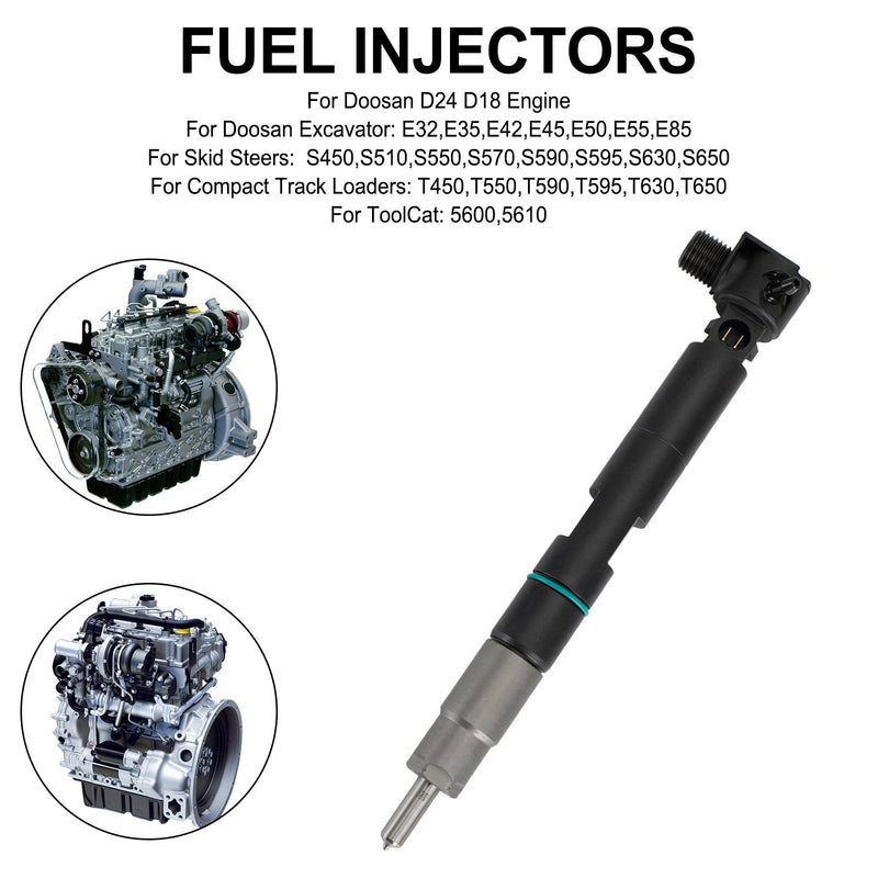 1 Uds. Inyectores de combustible 400903-00074D aptos para Bobcat aptos para motor Doosan D24 D18 28337917 Fedex Express