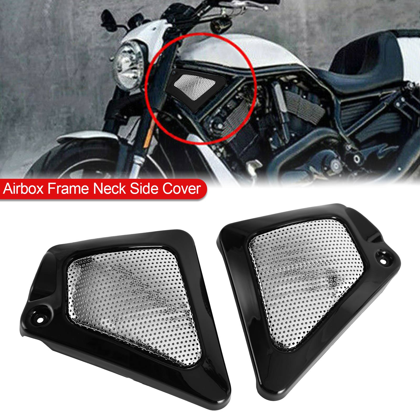 Airbox Frame Neck Side Cover For V-Rod VRSCA Screamin Night Rod Special Generic