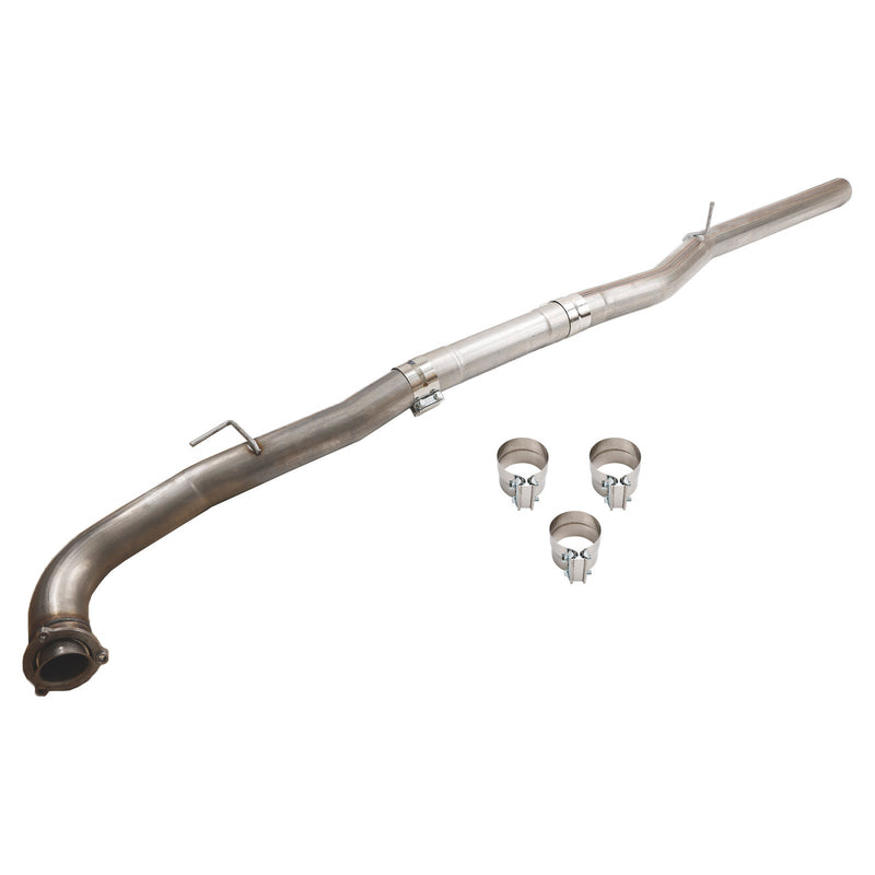 4" Exhaust DPF Delete Race Pipe for Chevy GMC 2015.5-2016 LML 6.6 Duramax Stainless Steel