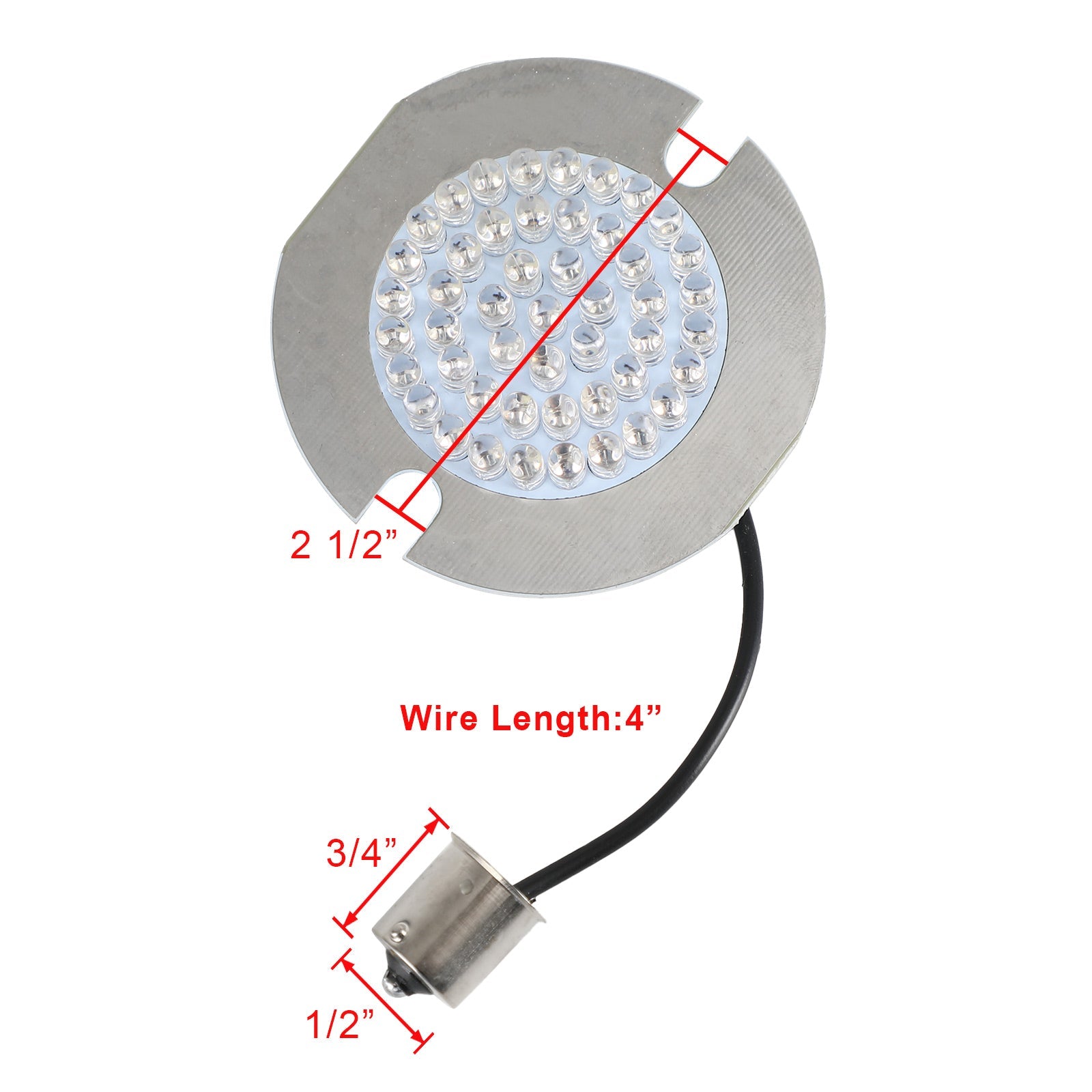 1156 LED مصابيح إشارة الانعطاف ذات النمط المسطح مناسبة للتجول على طريق King Softail Generic