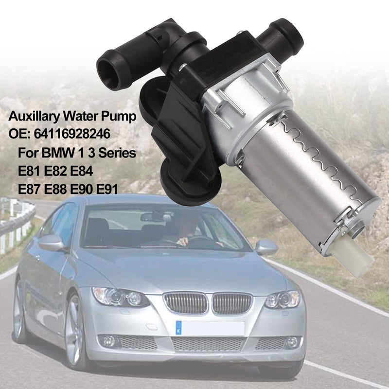 Bomba de agua auxiliar 64116928246 para BMW 1 3 Series E81 E82 E84 E87 E88 E90 E91 genérico