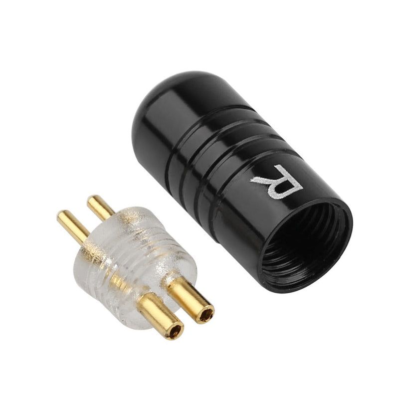 5PCS Aluminum Alloy 0.78mm Plug Audio Connector For JH Audio JH16 JH11 Pro Black