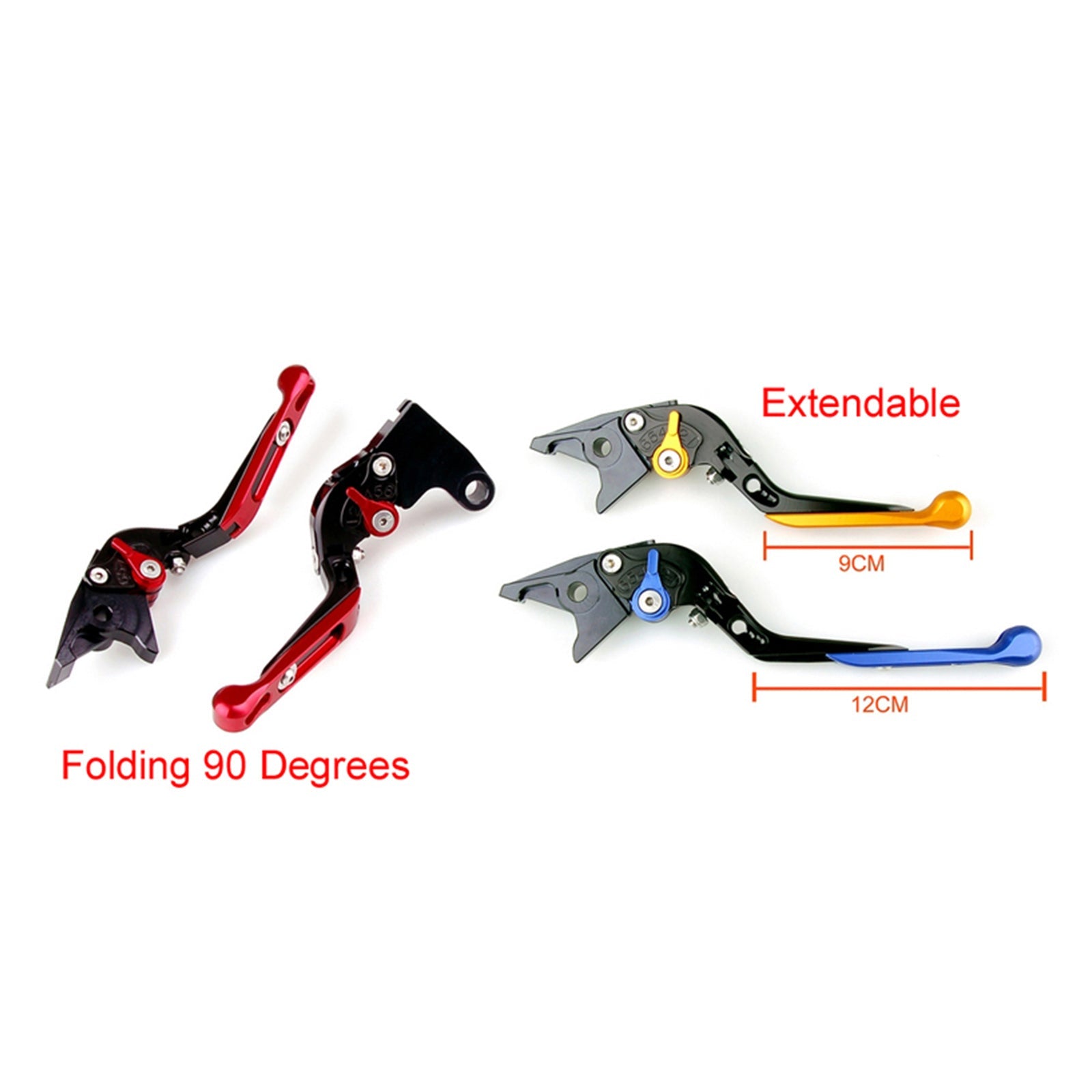 Motorcycle Adjustable Clutch Brake Lever fit for YAMAHA MT125 2014-2019 Generic