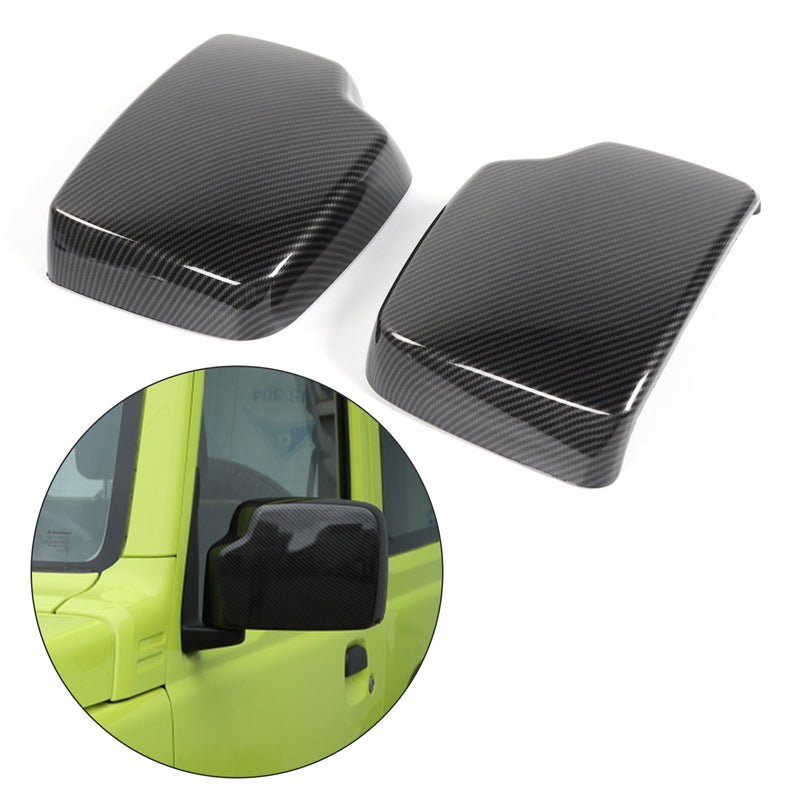 غطاء مرآة الرؤية الخلفية الخارجي من ألياف الكربون ABS مناسب لسوزوكي جيمي 2019-2020 عام