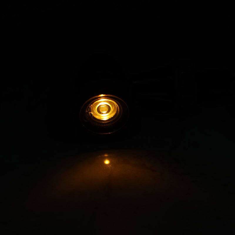 رصاصة صغيرة دراجة نارية LED بدوره إشارة مؤشر مصباح الفرامل ضوء 12 فولت M7 عام