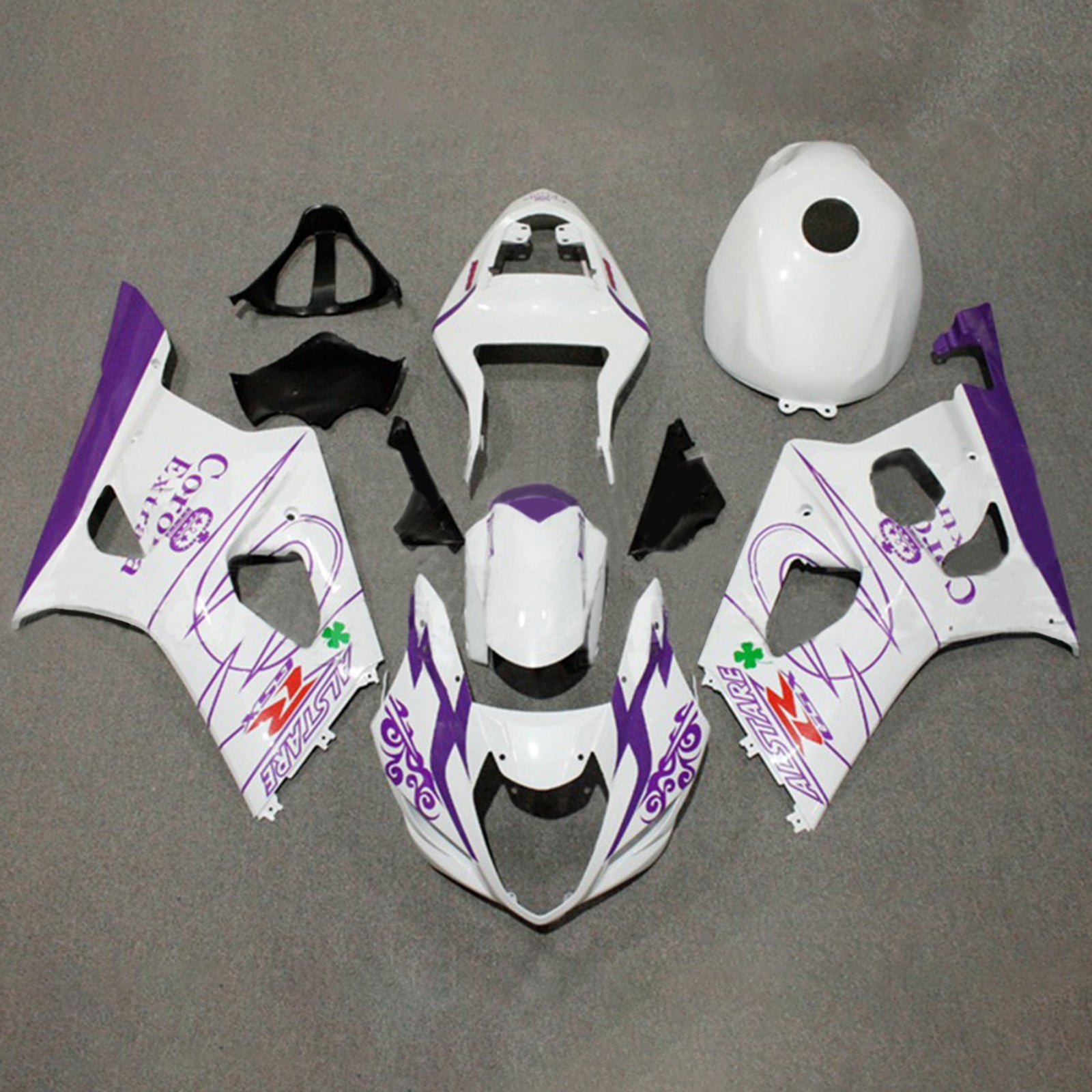 سوزوكي GSXR1000 2003-2004 K3 Fairing Kit هيكل السيارة بلاستيك ABS