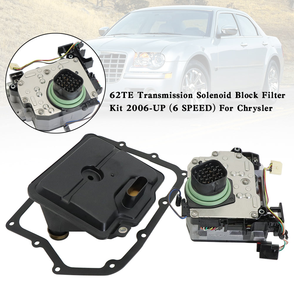 2011 Fiat D-CUV / 2011-2016 Fiat Freemont / 2011-2012 Lancia MPV 62TE Kit de filtro de bloque de solenoide de transmisión (6 VELOCIDADES)