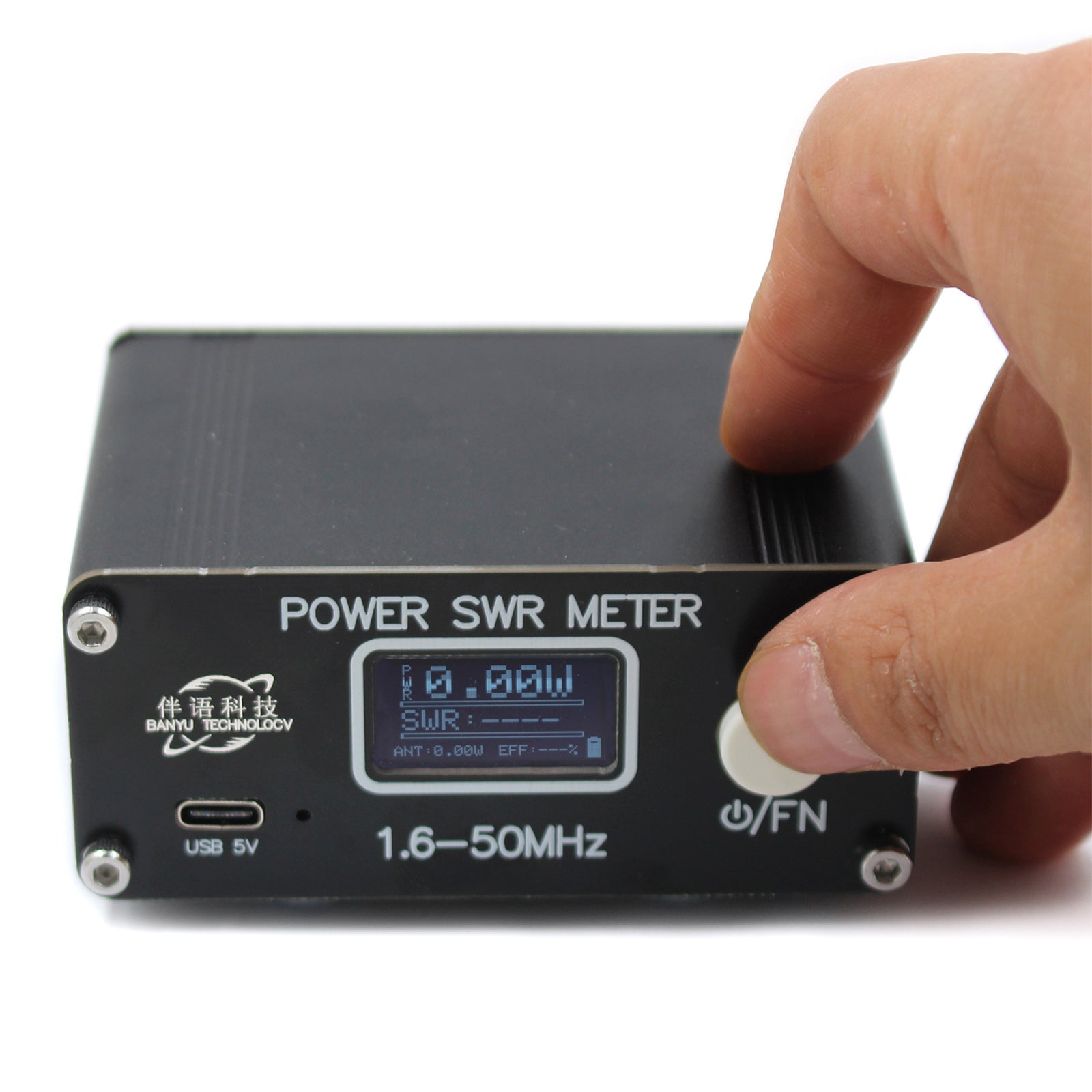 QRP 150W 1,6-50MHz SWR HF medidor de onda corta de onda estacionaria SWR/medidor de potencia FM/AM/CW