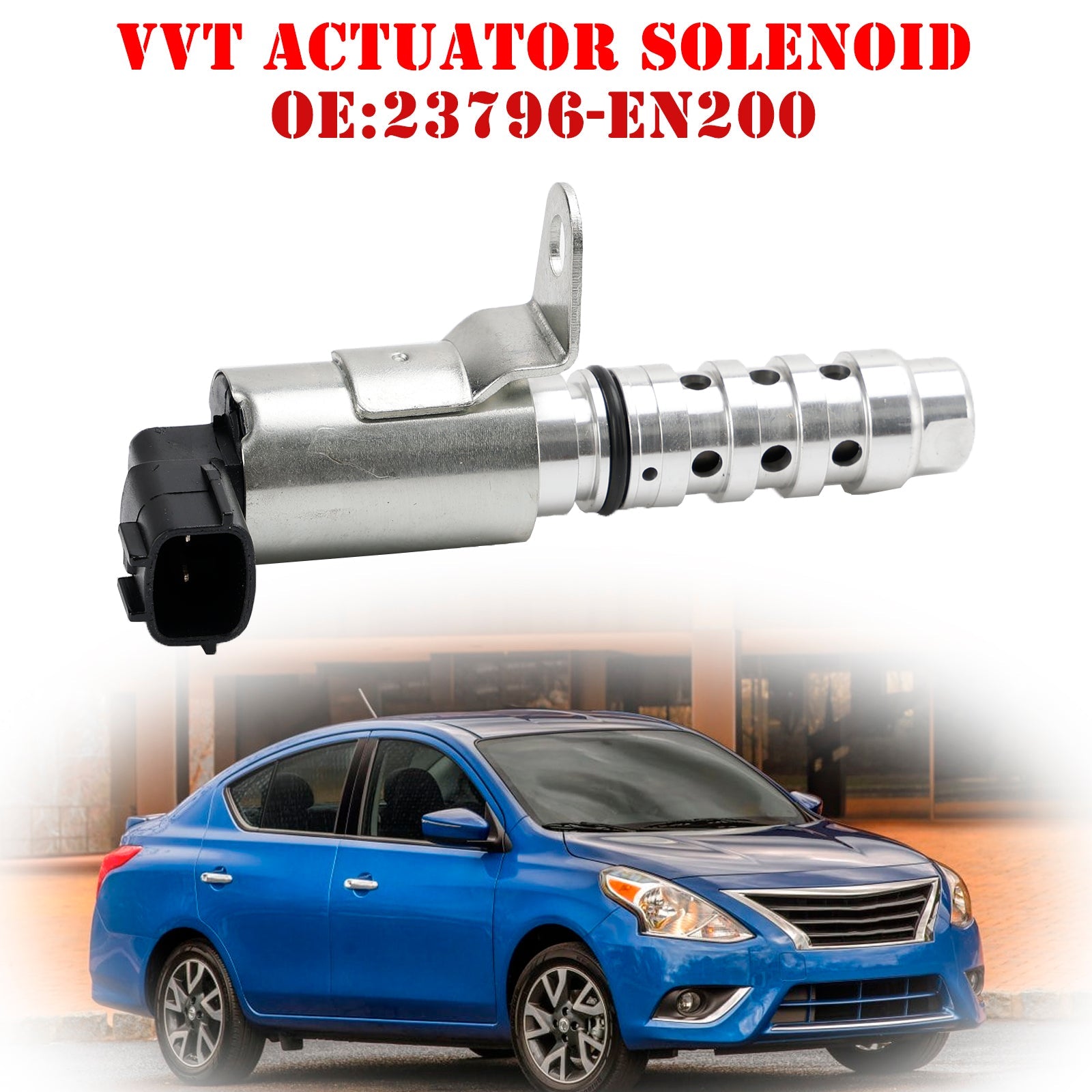 Solenoide del actuador VVT de sincronización variable de válvulas del motor 23796-EN200 para Nissan Versa