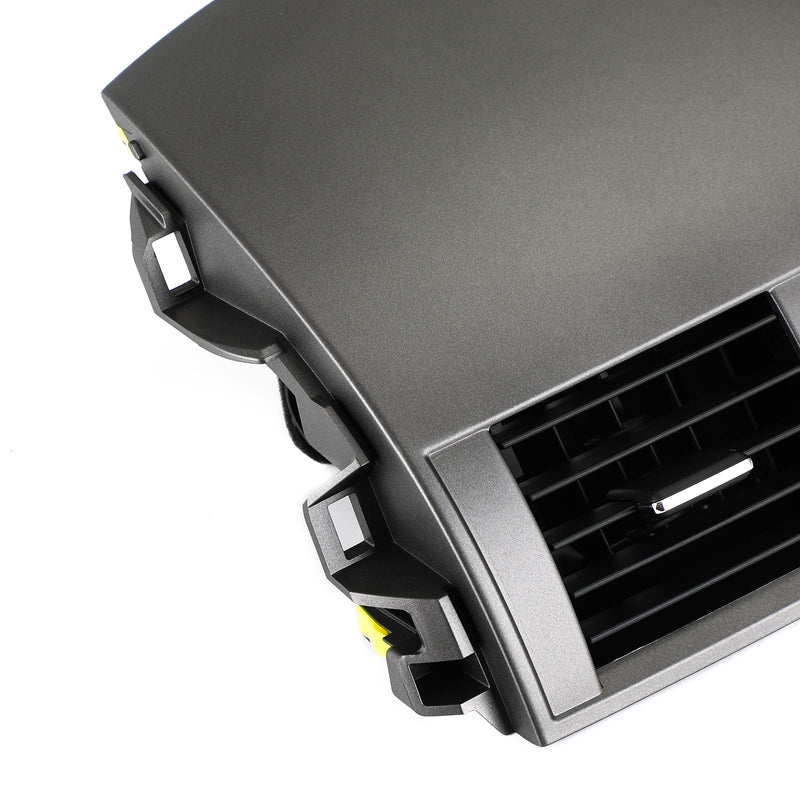Embellecedor de bisel superior de ventilación de aire acondicionado central para Toyota Corolla 2009-2013 genérico