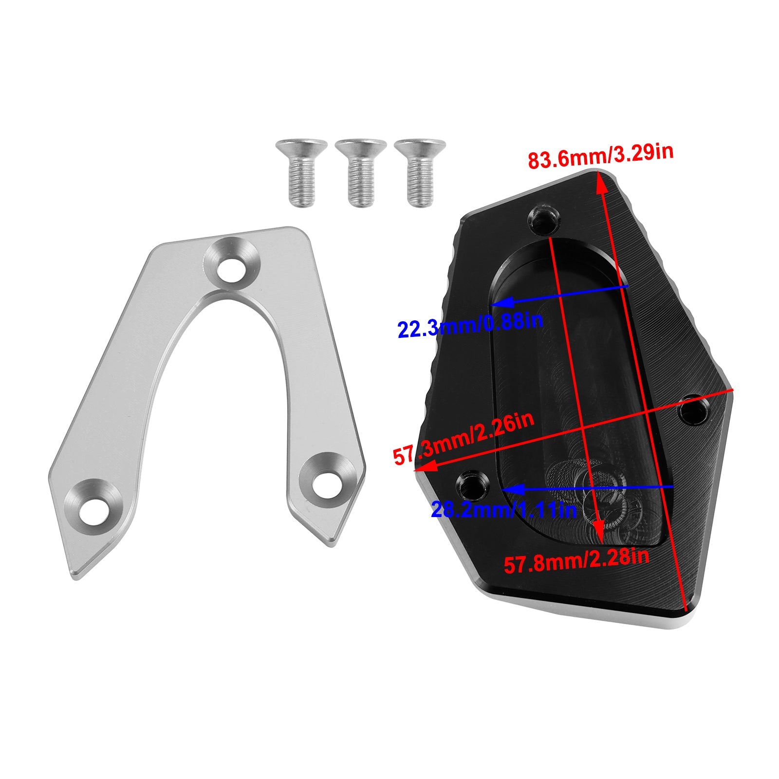 Speed ​​Twin 900 22-23 Street Cup 900 2017-2018 Pata de Cabra Ampliar Placa Pad