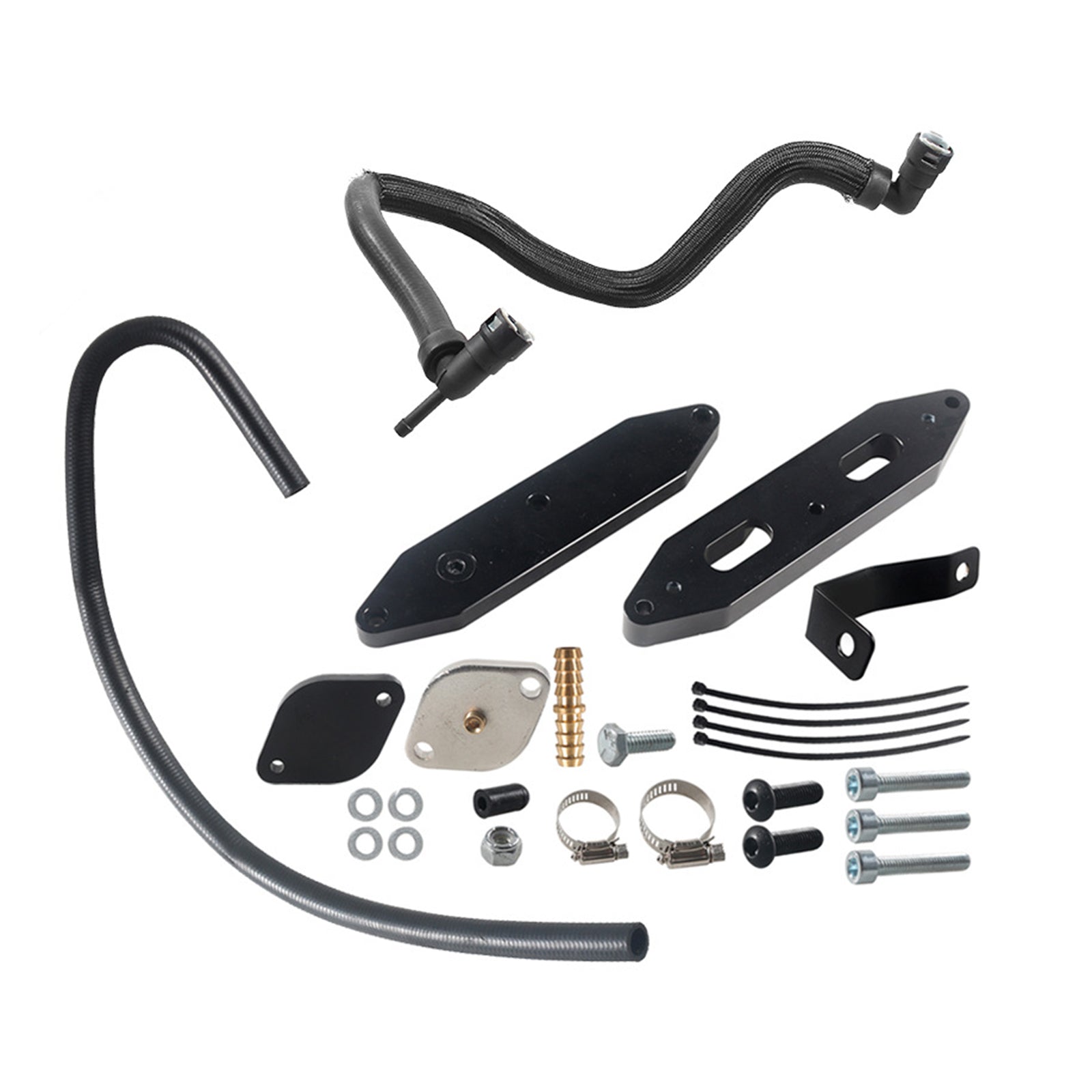 EGR Delete Kit w/Radiating pipe for 2011-2023 for Ford F-250 F-350 F-450 Super Duty Generic