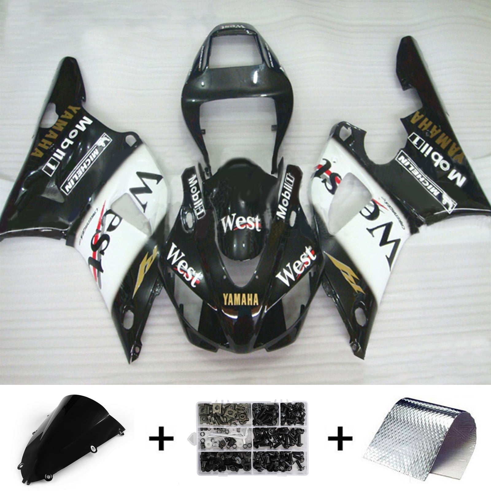 Yamaha YZF 1000 R1 1998-1999 Fairing Kit Bodywork Plastic ABS