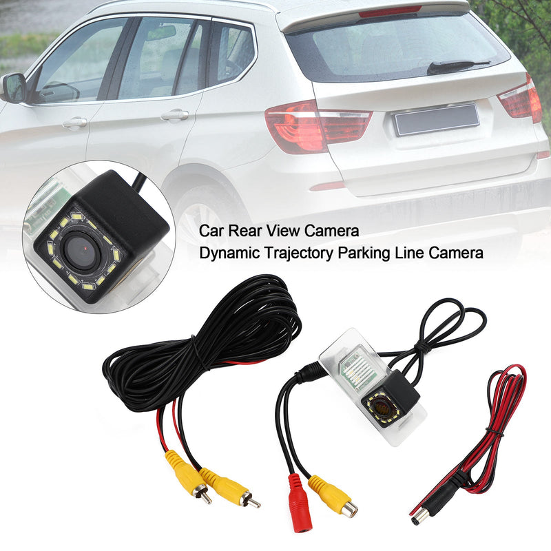 HD Dynamic Trajectory Tracks Car Rear View Camera Fit For E70 E71 E82 E83 E84