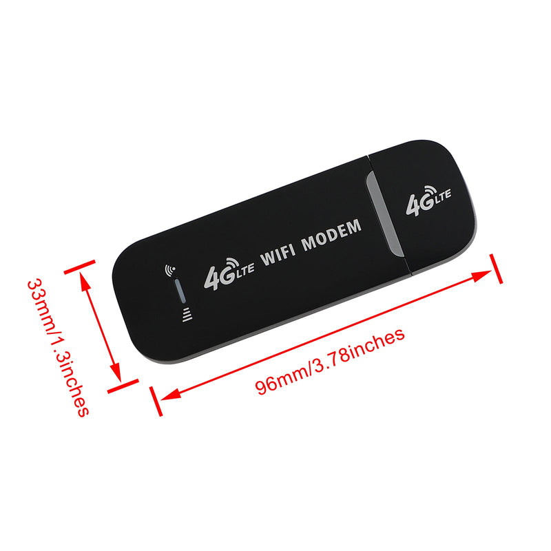 Unlocked USB 4G Dongle LTE WIFI Wireless Router Mobile Broadband Modem Sim Card