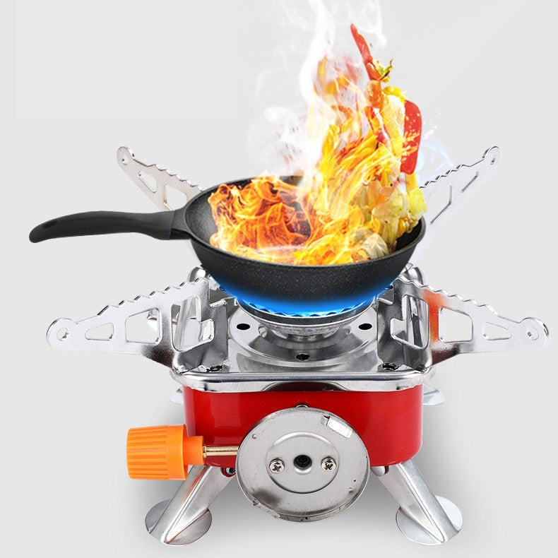 Outdoor Portable Cooking Stove Butane Gas BBQ Hiking Camping Fishing Coffee