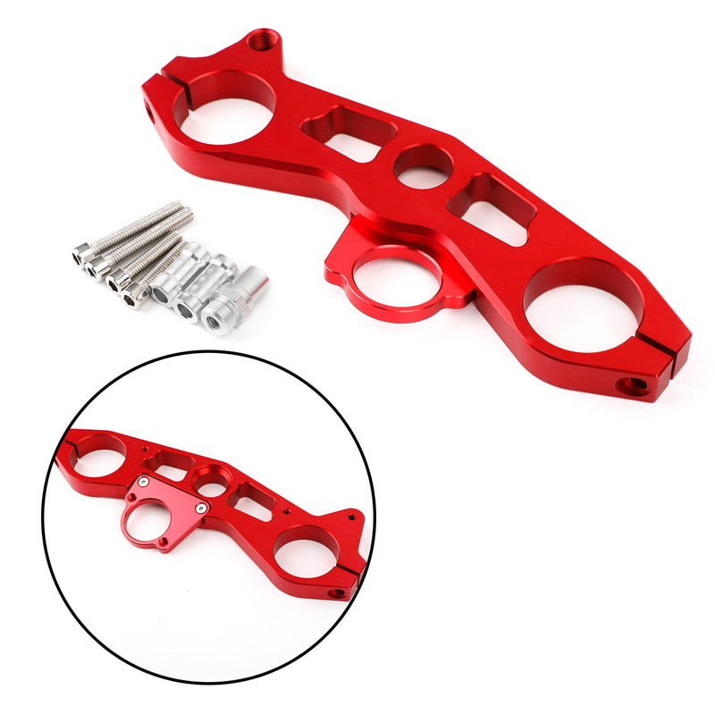 Lowering Triple Tree Front End Upper Top Clamp for Kawasaki Ninja ZX6R 09-12 Generic